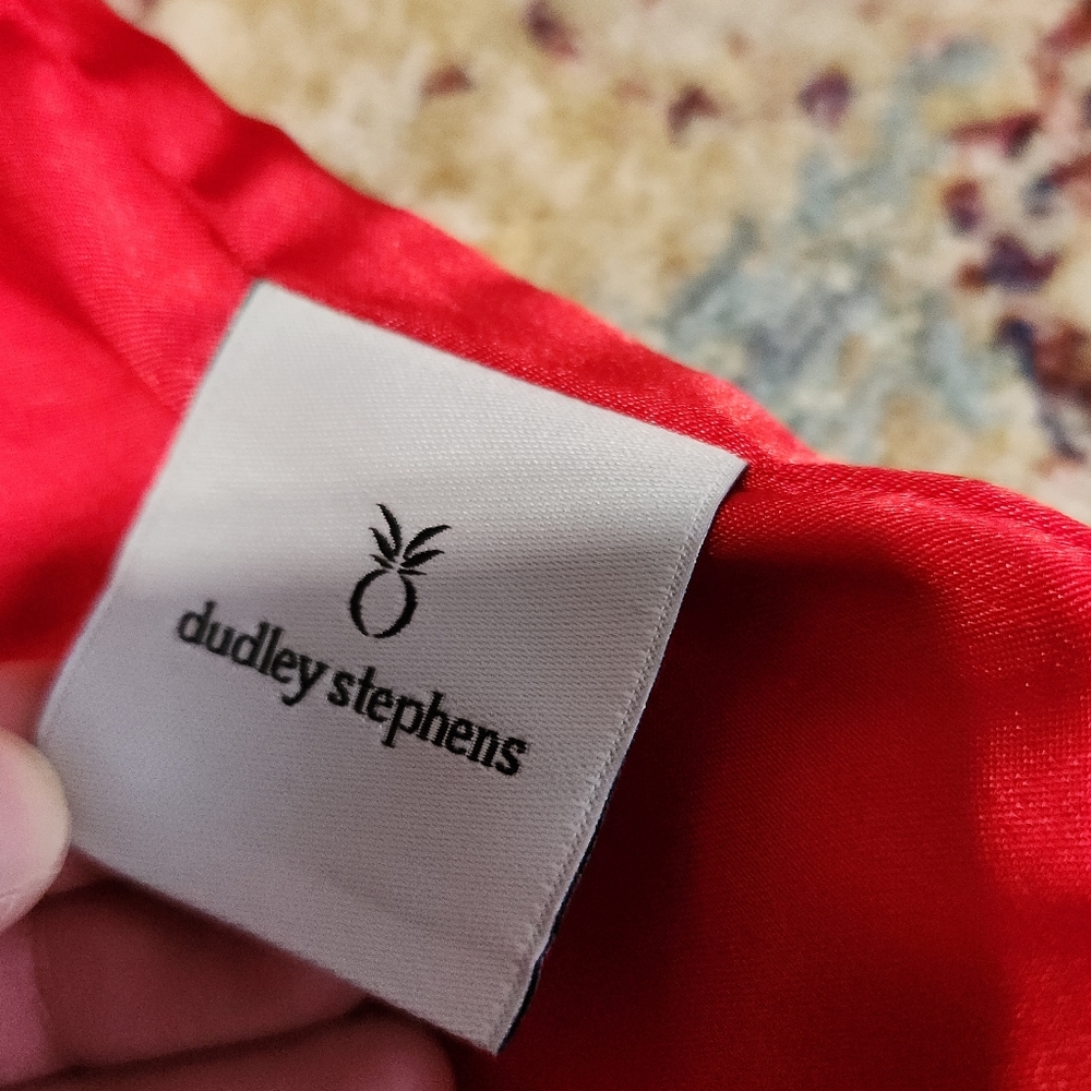 Dudley Stephens Coach House Scalloped Blazer Jacket Red Size Small - Picture 7 of 14